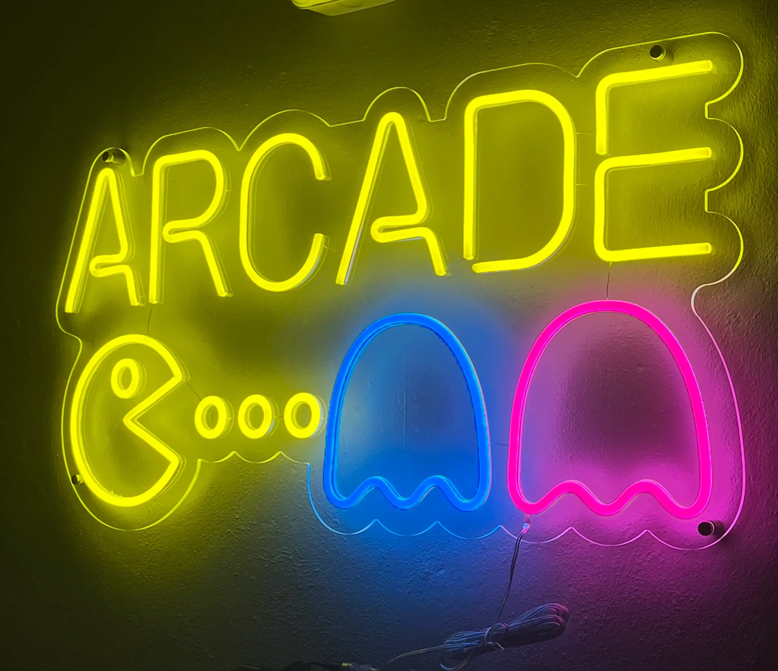 Pacman Neon Sign